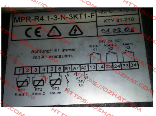 MPR-R4.1-3-N-3KT1-F  KTY81-210 (OEM)  Welba