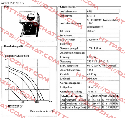 09515 SB 315  Helios