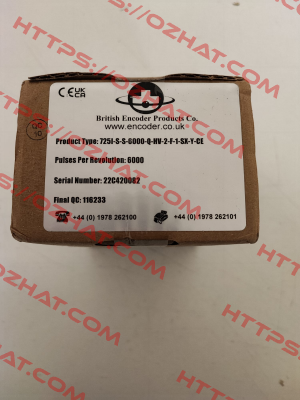 725I-S-S-6000-Q-HV-2-F-1-SX-Y-CE ACCU-CODER