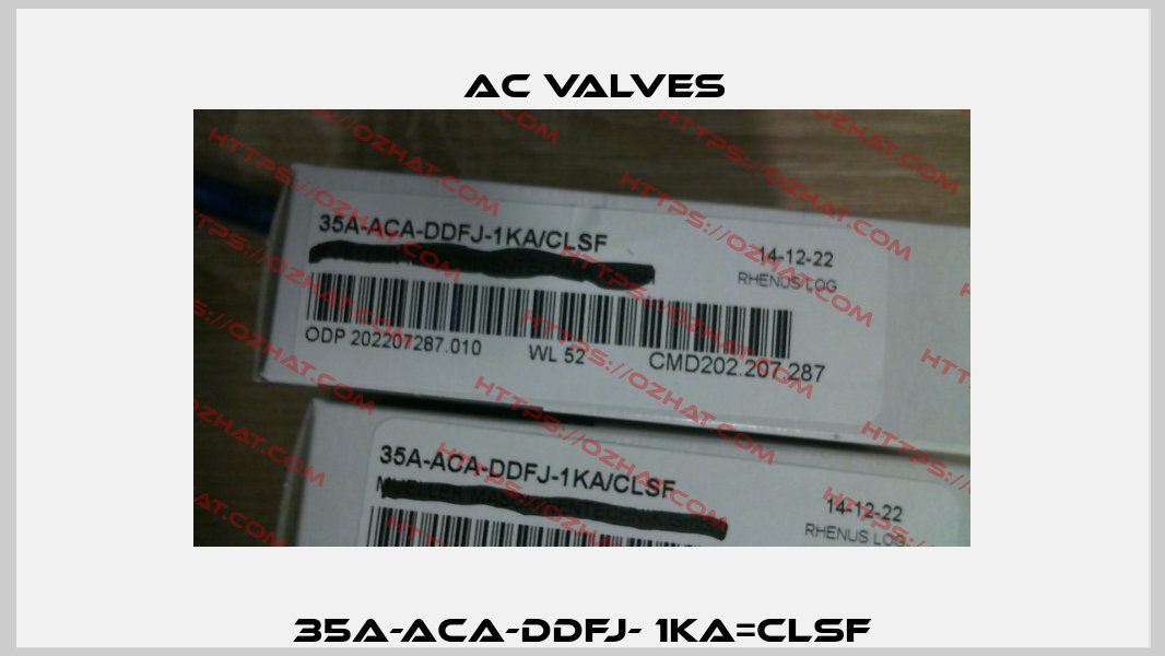 35A-ACA-DDFJ- 1KA=CLSF МAC Valves