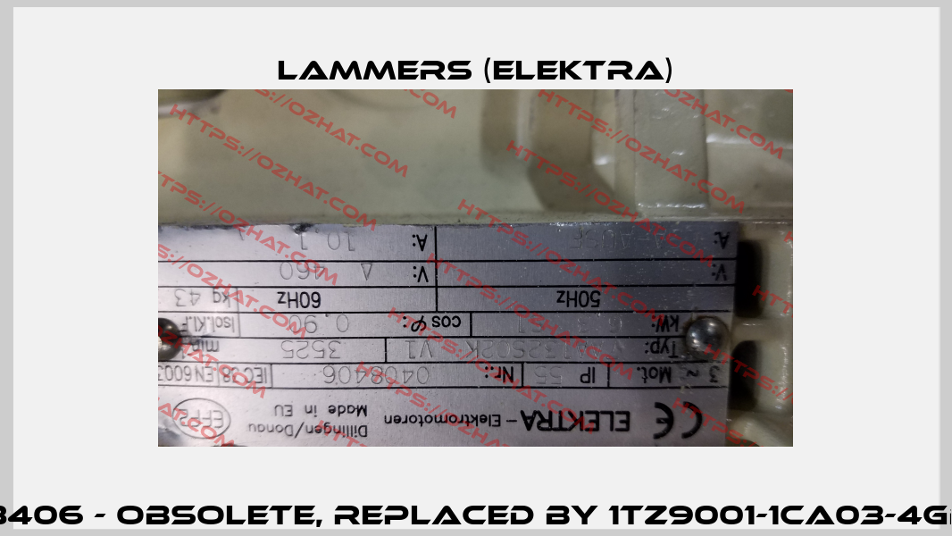  0408406 - obsolete, replaced by 1TZ9001-1CA03-4GB4-Z   Lammers (Elektra)