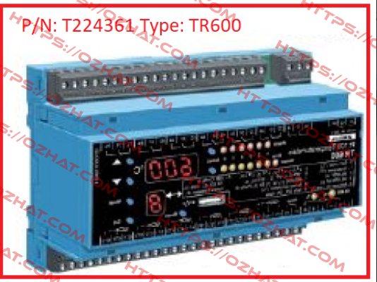 P/N: T224361 Type: TR600 Ziehl