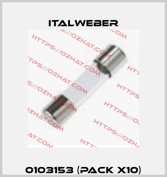 0103153 (pack x10) Italweber