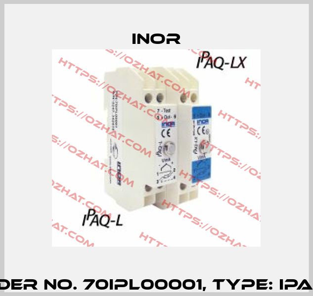 Order No. 70IPL00001, Type: IPAQ-L Inor