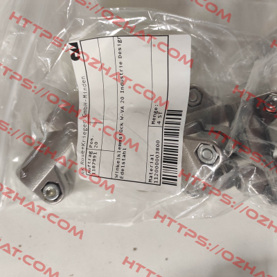 P/N: 112000003800, Type: W-VA 20 RK Rose+Krieger