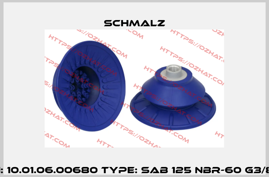 P/N: 10.01.06.00680 Type: SAB 125 NBR-60 G3/8-IG Schmalz