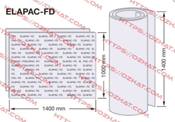 ELAPAC-Platte 2mm Elaflex
