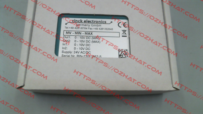 MV-MIN-MAX.10V Rinck Electronic
