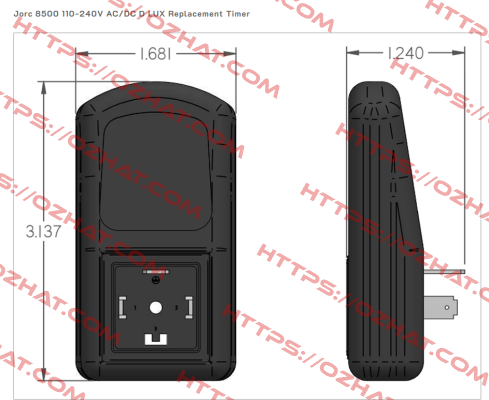 8500 - D-LUX (110-240VAC/DC 50/60Hz) JORC