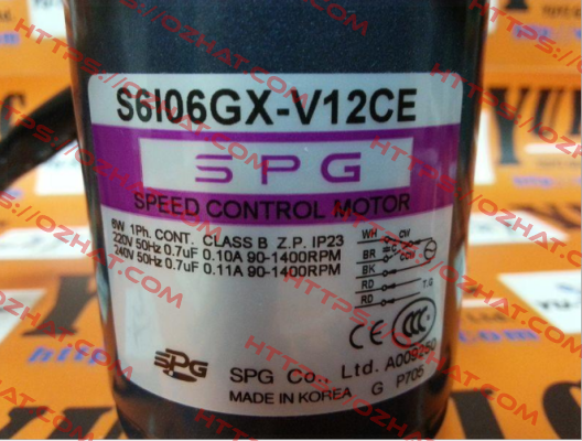 S6106GX-TCE Spg Motor