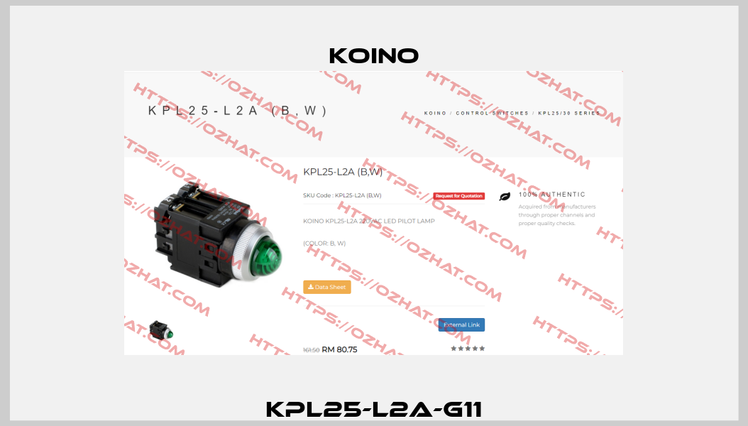 KPL25-L2A-G11 Koino