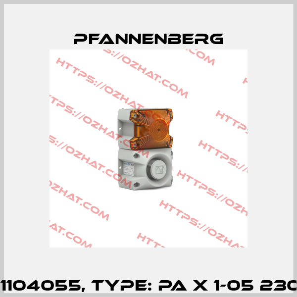 Art.No. 23311104055, Type: PA X 1-05 230 AC OR 7035 Pfannenberg