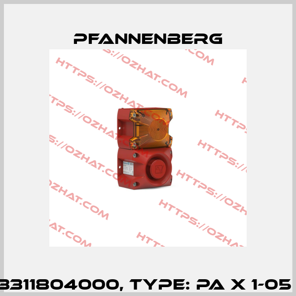 Art.No. 23311804000, Type: PA X 1-05 24 DC OR  Pfannenberg