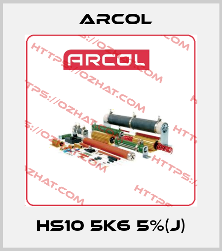 HS10 5K6 5%(J) Arcol