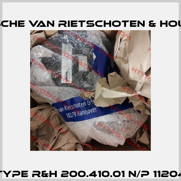 TYPE R&H 200.410.01 N/P 11204 Deutsche van Rietschoten & Houwens