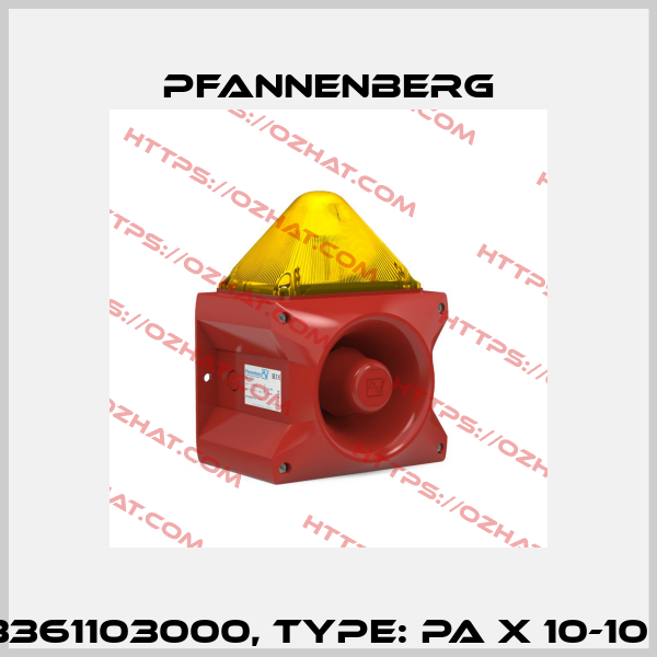 Art.No. 23361103000, Type: PA X 10-10 230 AC GE Pfannenberg