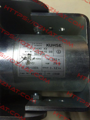 P/N: 5225870.03, Type: GA 90.43 230V AC 25/100%ED Kuhse