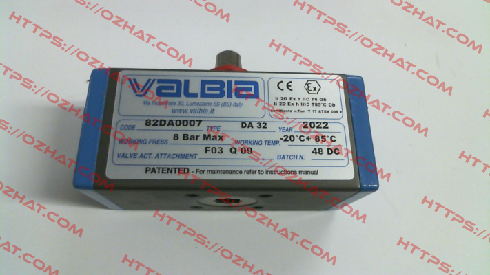 Type 82DA0007 / DA32 Valbia