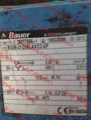 BG06-31/D06LA8/C2-SP, No. 188G0099 Bauer