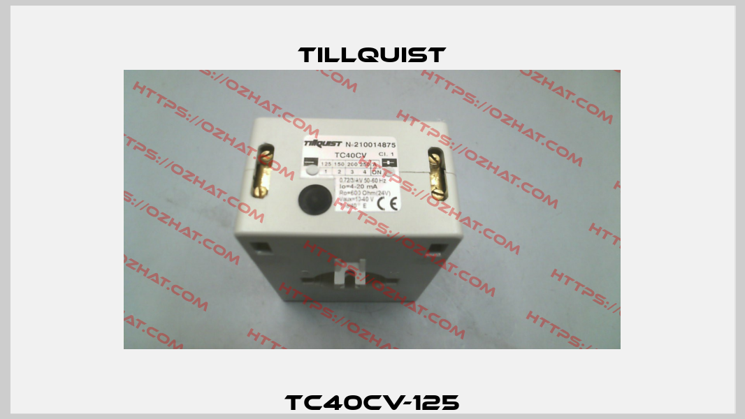TC40CV-125 Tillquist