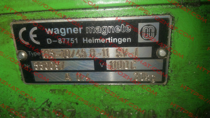 115-10/45.8-11 SV-1:110 Wagner Magnete