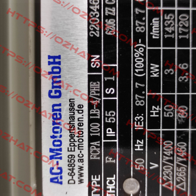 FCPA 100 LB4 / PHE AC Motoren