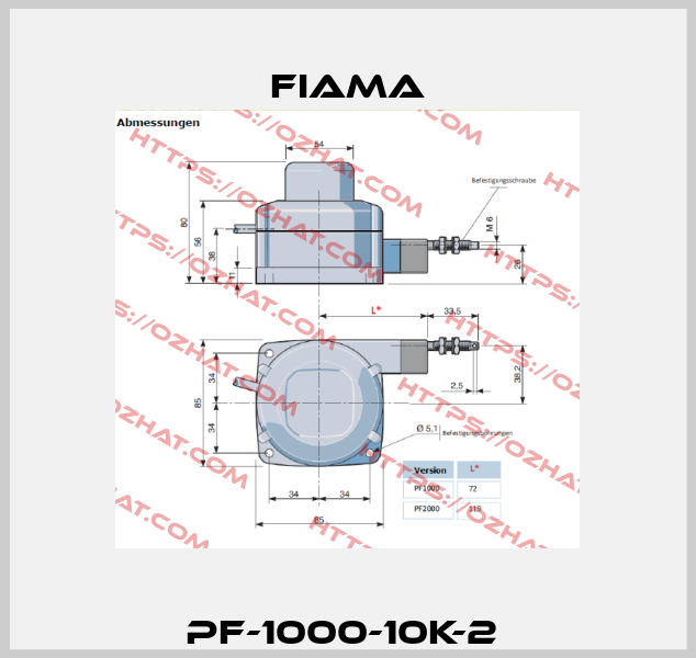 PF-1000-10K-2  Fiama