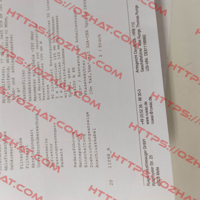 Hose 11098-A Ruwac