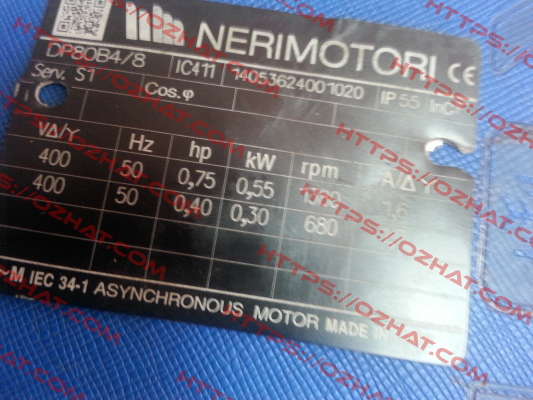 DP 80B 4/8 P  Neri Motori
