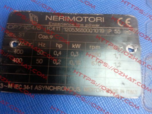 DP71C 4/8 P  Neri Motori