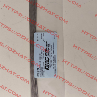 SAE AS3510-0221K Dmc Daniels Manufacturing Corporation