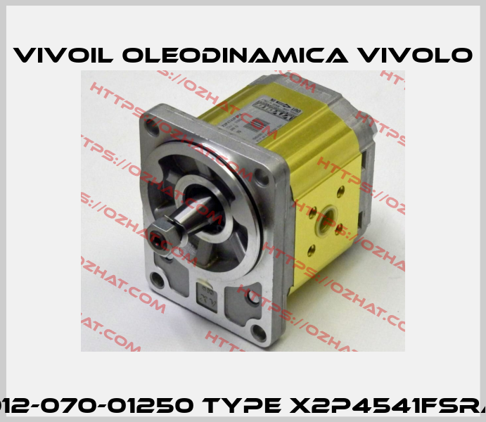 012-070-01250 Type X2P4541FSRA Vivoil Oleodinamica Vivolo