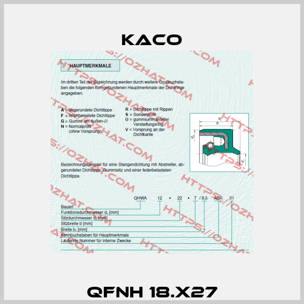 QFNH 18.X27 Kaco