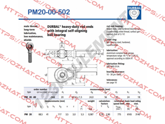 PM 20-00-502 Durbal