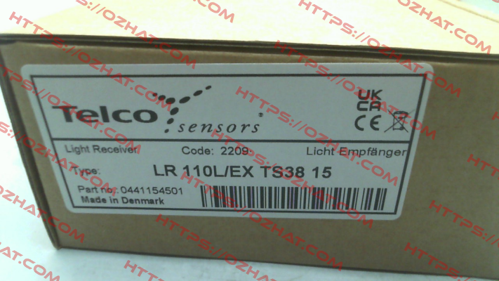 p/n 5544, Type: LR-110L/EX-TS38-15 Telco