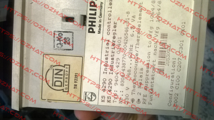 9404 429 01401 obsolete, alternative KS92-102-0110D-000 (PMA) Philips