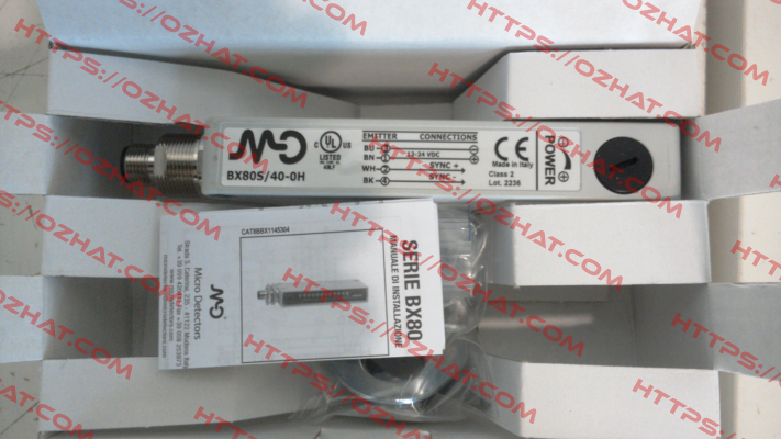 BX80S/40-0H Micro Detectors / Diell (now Datasensing)