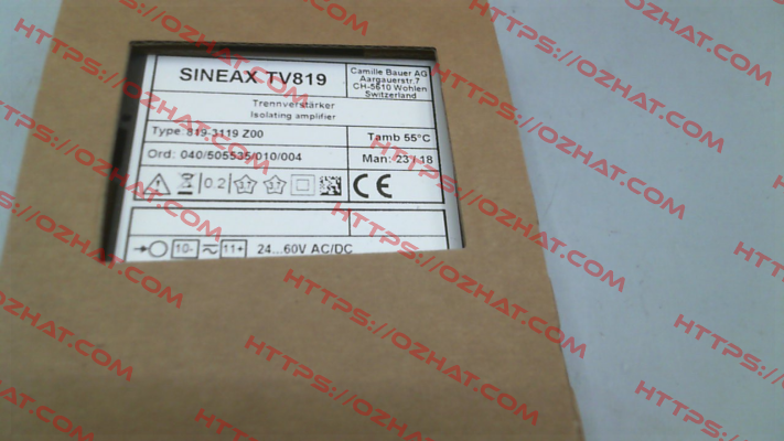 SINEAX TV819 / 819-311 Camille Bauer