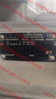 16BG 220-4MA60-Z Lammers