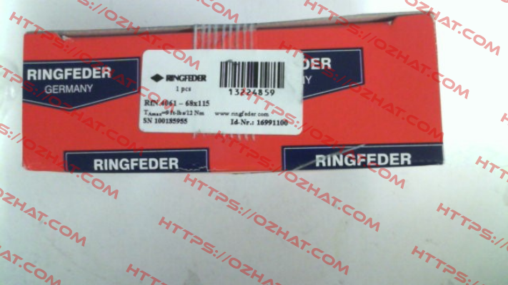 RFN 4061 68X115 Ringfeder