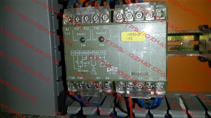 PNOZ  17753 - obsolete replaced by 750104 or 751104  Pilz