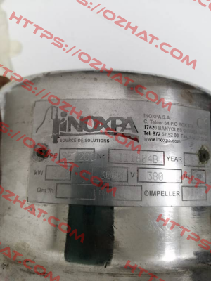 packing shaft for SE 200 No:111604B Inoxpa