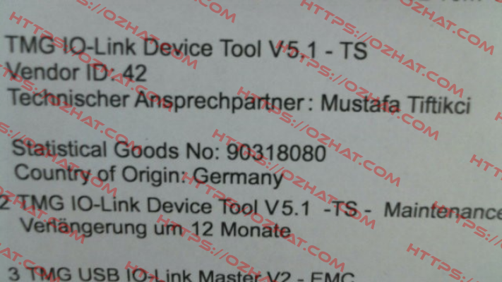 V5.1 -TS – Maintenance TMG