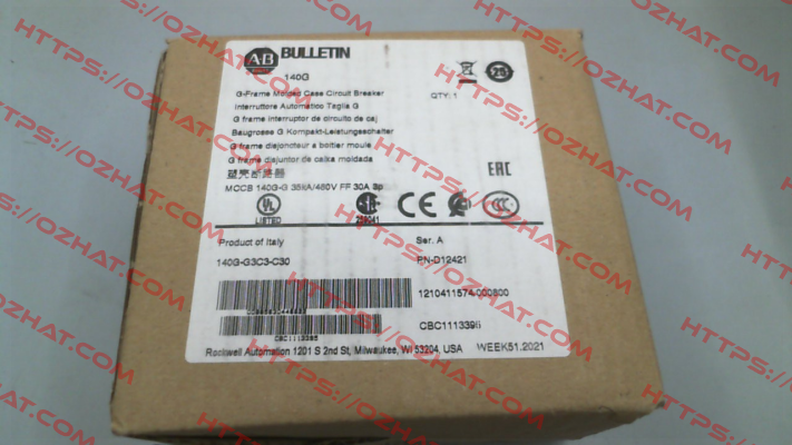 140G-G3C3-C30 Allen Bradley (Rockwell)