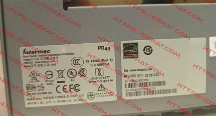 PD43A0310001020 Intermec (Honeywell)
