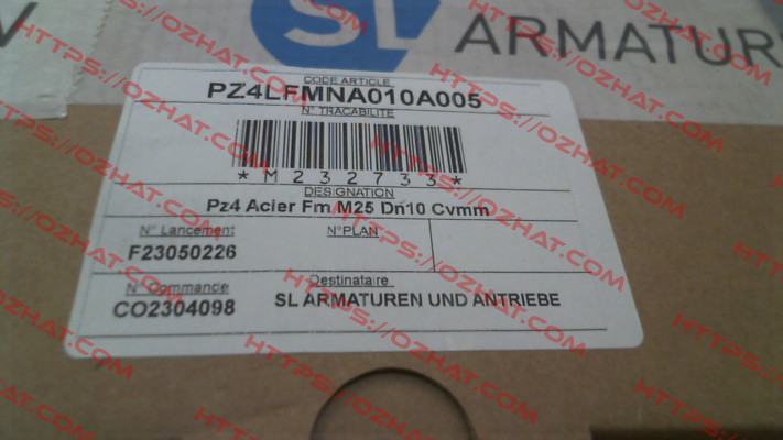PZ4LFMNA010 CVMM Meca-Inox