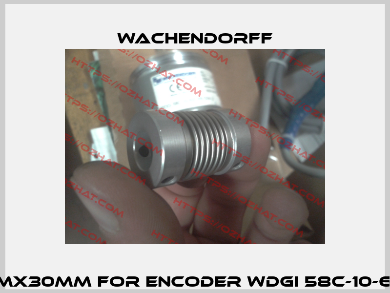Coupling 10mmx30mm for encoder WDGI 58C-10-600-AB-G24-L2  Wachendorff