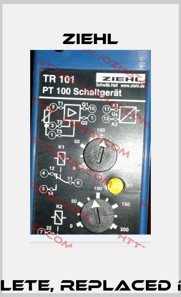 TR 101 obsolete, replaced by T224126  Ziehl