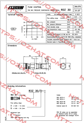 RDZ30 D-HG Flucom