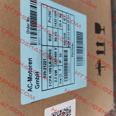 FCPA 100 LA-4/HE same as FCPA 100 LA 4/PHE AC Motoren